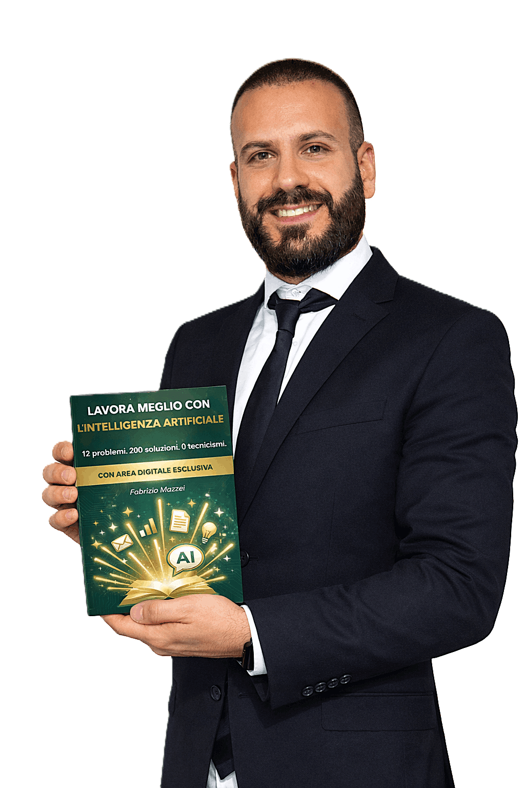 Fabrizio Mazzei con il libro Lavora Meglio con l'Intelligenza Artificiale