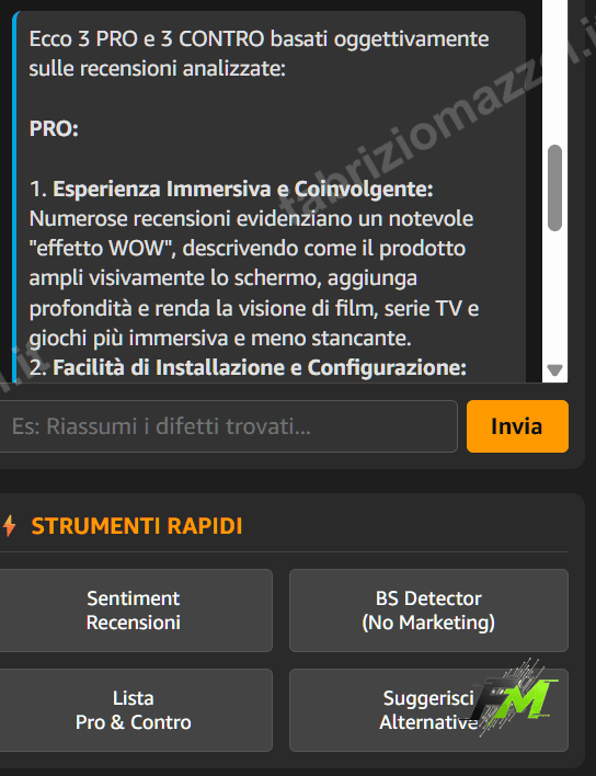 Lista pro e contro