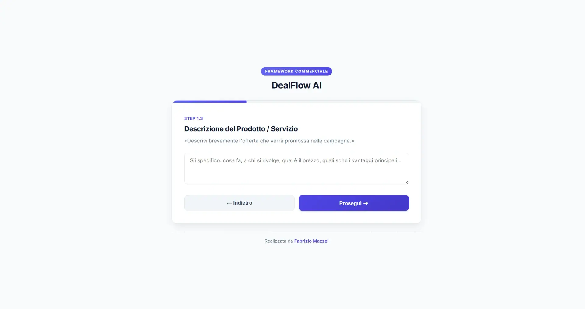 Prospect qualifier product description
