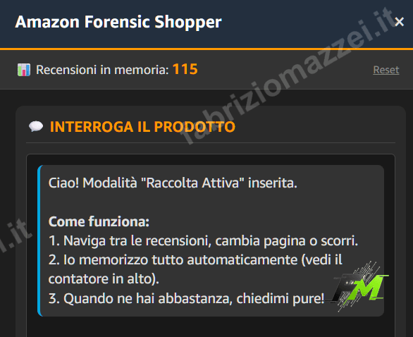 Sidebar forense aperta