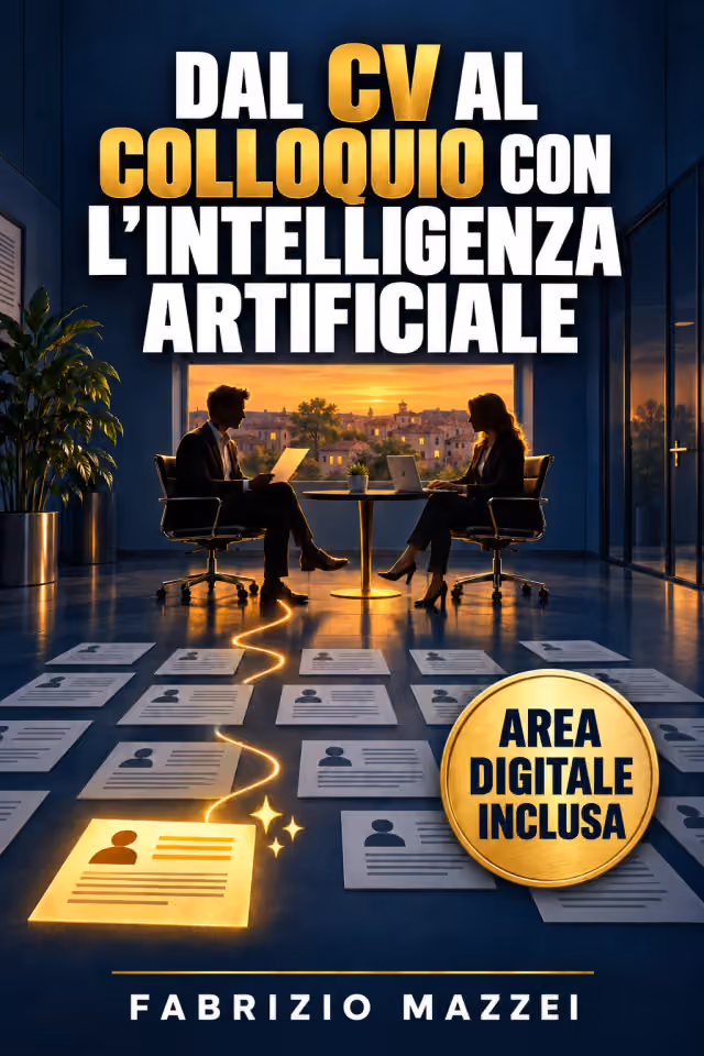 Cover of Dal CV al Colloquio con l'Intelligenza Artificiale